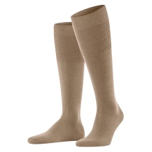 Falke Airport Knee-High Socks (climate-regulating, skin-friendly) camel brown Men - 1 Pair