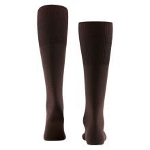 Falke Airport Knee-High Socks (climate-regulating, skin-friendly) dark brown Men - 1 Pair