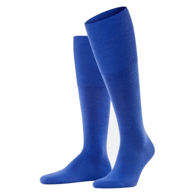 Falke Airport Knee-High Socks (climate-regulating, skin-friendly) sapphire blue Men - 1 Pair