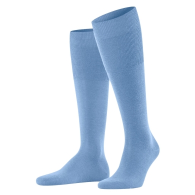 Falke Airport Knee-High Socks (climate-regulating, skin-friendly) light blue Men - 1 Pair