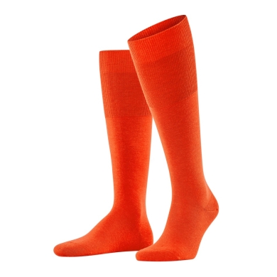 Falke Airport Knee-High Socks (climate-regulating, skin-friendly) orange Men - 1 Pair