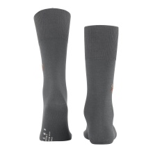 Falke Day Sock Airport Rudolph (climate-regulating merino wool, knit design) dark grey Men - 1 Pair