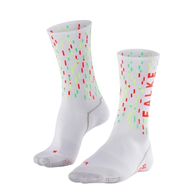 Falke Cycling Sock Bike BC Impulse Peloton (comfortably soft cotton) white/red Men - 1 Pair