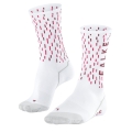 Falke Bike Sock BC Impulse Peloton (comfortably soft cotton) white/gray Men - 1 Pair