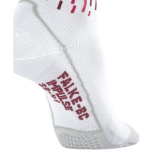 Falke Bike Sock BC Impulse Peloton (comfortably soft cotton) white/gray Men - 1 Pair