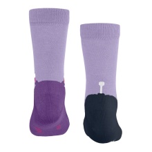 Falke Day Sock Bubble Robots (skin-friendly cotton) purple Children - 1 Pair