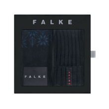 Falke Christmas Gift Set (hat and 1 pair of socks) darknavy Men