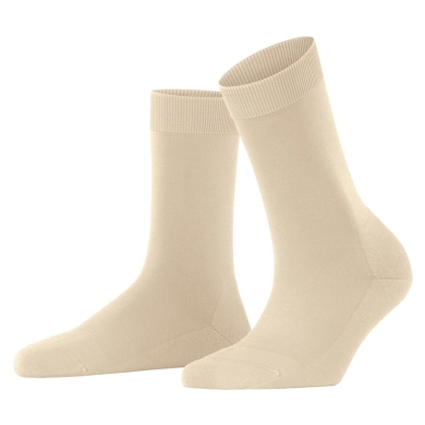 Falke Daily Sock ClimaWool (Merino wool, moisture-regulating) cream white Women - 1 Pair