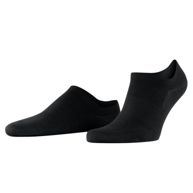 Falke Daily Sock ClimaWool Footies (moisture-regulating, merino wool) black Men - 1 Pair