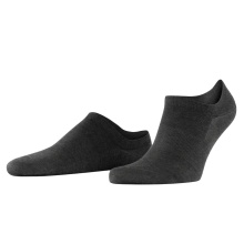 Falke Daily Sock ClimaWool Footlets (moisture-regulating, Merino wool) anthracite grey Men - 1 Pair