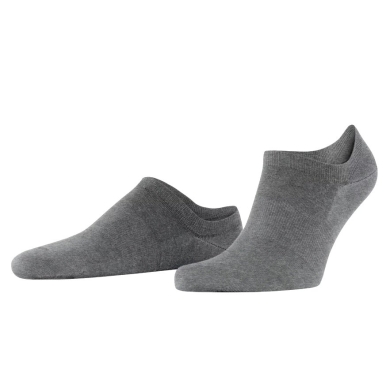 Falke Daily Sock ClimaWool Footies (moisture-regulating, Merino wool) grey Men - 1 Pair