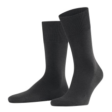 Falke Daily Sock ClimaWool (Merino wool, moisture-regulating) anthracite grey Men - 1 Pair