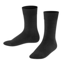 Falke Daily Sock Comfort Wool (skin-friendly cotton) black Children - 1 Pair