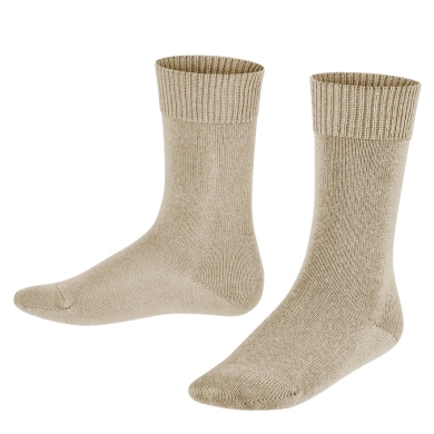 Falke Day Sock Comfort Wool (skin-friendly cotton) beige Children - 1 Pair