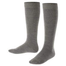 Falke Daily Sock Comfort Wool Knee Socks (warming Merino wool) dark grey Children - 1 Pair