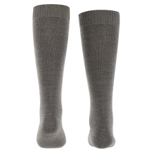 Falke Daily Sock Comfort Wool Knee Socks (warming Merino wool) dark grey Children - 1 Pair