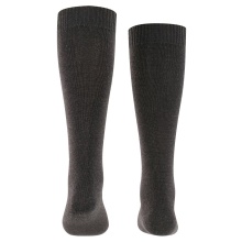 Falke Daily Sock Comfort Wool Knee Socks (warming Merino wool) anthracite grey Children - 1 Pair