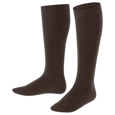 Falke Daily Sock Comfort Wool Knee Socks (warming Merino wool) dark brown Children - 1 Pair