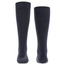 Falke Daily Sock Comfort Wool Knee Socks (warming Merino wool) navy blue Children - 1 Pair