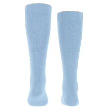 Falke Daily Sock Comfort Wool Knee Socks (warming Merino wool) light blue Children - 1 Pair