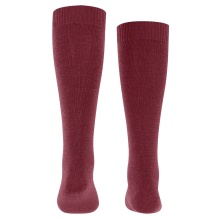 Falke Daily Sock Comfort Wool Knee Socks (warming merino wool) burgundy Children - 1 Pair