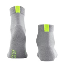 Falke Cool Kick Daily Socks (high moisture transport) Short Socks grey/lime green - 1 Pair