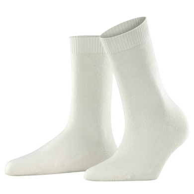 Falke Day Sock Cosy Wool (soft cashmere, temperature-regulating merino wool) white Women - 1 Pair