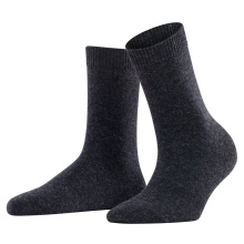 Falke Day Sock Cosy Wool (soft cashmere, temperature-regulating merino wool) anthracite grey Women - 1 Pair