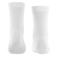 Falke Day Sock Cotton Finesse (skin-friendly cotton) white Children - 1 Pair