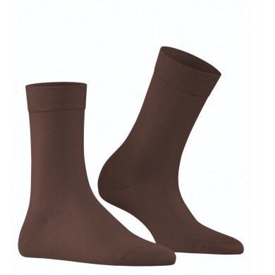 Falke Daily Sock Cotton Touch (skin-friendly cotton) brown Women - 1 Pair