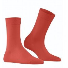 Falke Day Sock Cotton Touch (skin-friendly cotton) orange/red Women - 1 Pair