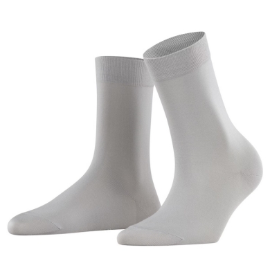 Falke Day Sock Cotton Touch New (sustainable cotton) silver grey Women - 1 Pair