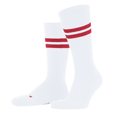 Falke Day Sock Crew Dynamic white/red - Women/Men - 1 Pair