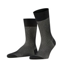 Falke Daily Sock Crew Fine Shadow (elegant Business Sock) black Men - 1 Pair