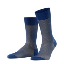 Falke Day Sock Crew Fine Shadow (elegant Business Sock) dark blue 1 pair Men