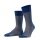 Falke Day Sock Crew Fine Shadow (elegant Business Sock) dark blue 1 pair Men