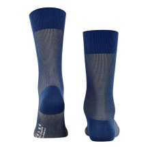 Falke Day Sock Crew Fine Shadow (elegant Business Sock) dark blue 1 pair Men