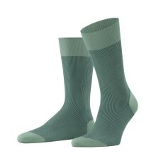 Falke Day Sock Crew Fine Shadow (elegant Business Sock) green-gray Men - 1 Pair