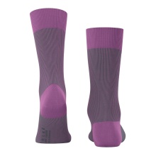 Falke Day Sock Crew Fine Shadow (elegant Business Sock) purple Men - 1 Pair