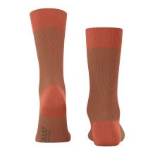 Falke Day Sock Crew Fine Shadow (elegant Business Sock) rust red Men - 1 Pair