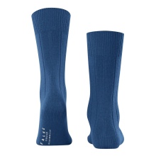 Falke Day Sock Crew Lhasa Rib (climate-regulating Merino wool, soft cashmere) sapphire blue Men - 1 Pair