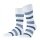 Falke Day Sock Crew Marina Stripe (Organic Cotton) white/blue Men - 1 Pair