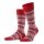 Falke Day Sock Crew Microblock (stylish elegant look, cotton) red/multicoloured Men - 1 Pair