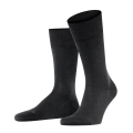 Falke Day Sock Crew Sensitive Berlin NEW (Merino wool outside, cotton inside) black Men - 1 Pair