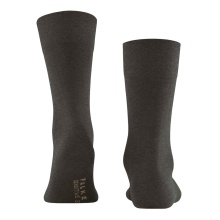 Falke Day Sock Crew Sensitive Berlin NEW (Merino wool outside, cotton inside) brown melange Men - 1 Pair