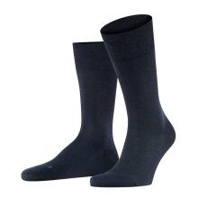 Falke Daily Sock Crew Sensitive Berlin NEW (Merino wool outside, cotton inside) navy blue Men - 1 Pair