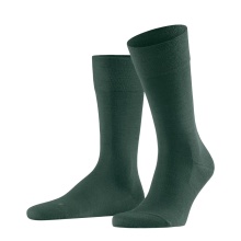 Falke Day Sock Crew Sensitive Berlin NEW (Merino wool outside, cotton inside) hunter green Men - 1 Pair