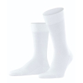 Falke Daily Sock Crew Sensitive London NEW (pressure-free comfort waistband) white Men - 1 Pair