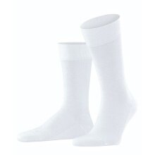 Falke Daily Sock Crew Sensitive London NEW (pressure-free comfort waistband) white Men - 1 Pair