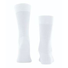 Falke Daily Sock Crew Sensitive London NEW (pressure-free comfort waistband) white Men - 1 Pair